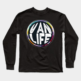 Van Life Gear Distressed - Van Dweller Lifestyle Nation Long Sleeve T-Shirt